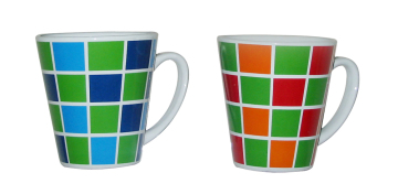 Porcelain 12oz Funnel Coffee Cups
