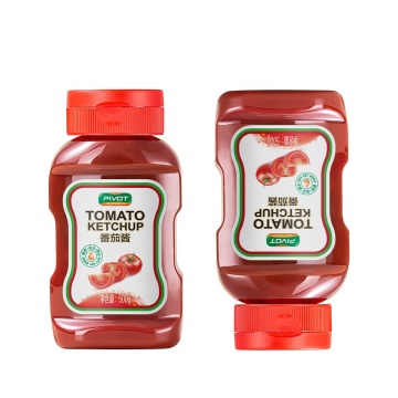 ขวดบีบพลาสติกเกรดที่กำหนดเอง - 10oz &amp; 12oz ketchup dispensers