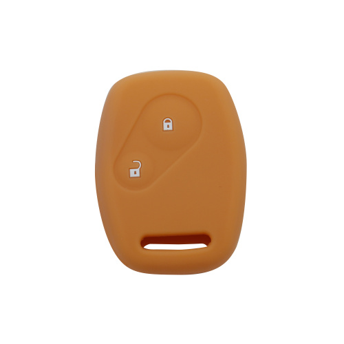 Smart 2 buttons embossed silicone key cover