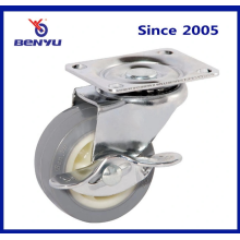 Benyu Caster Wheel 2 &quot;3&quot; mit Brems-/Oberscheibe/Drehschirmel