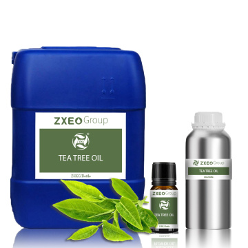 Produtor de óleo essencial natural, óleo essencial de árvore de chá australiano orgânico 100% puro para grau terapêutica de aromaterapia.