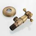 Hardware brass retro color antique triangle valve eight-shaped valve