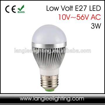 Energy Saving 3W 24V LED Bulb E27