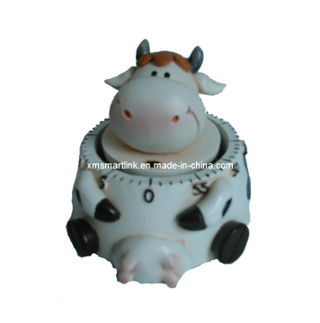 60min Cow Kitchen Timer, Animal Countdown Digital Timer