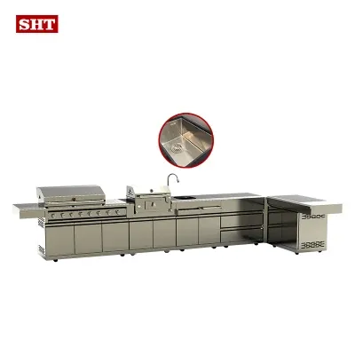 Australian Outdoor Gas Grill 304 Stainless Steel Outdoor Kitchen Cabinets