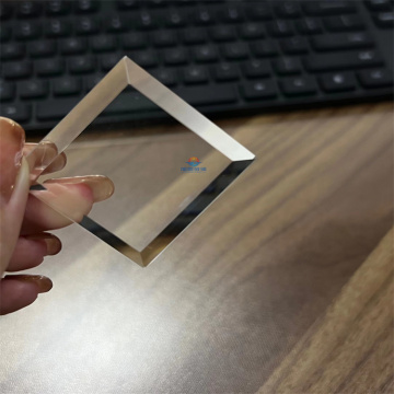45 Degree Beveled Smooth Edge Super White Glass for Decoration and Exhibitions