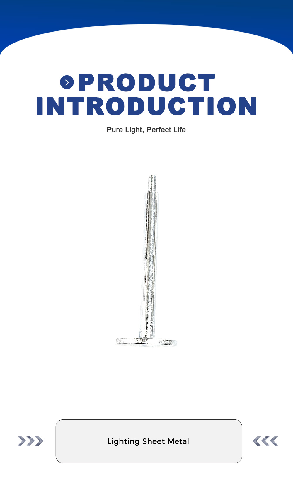 Threaded Metal Support Stud x