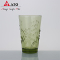 Hotel Embossed Wine Tumbler Custom Print Highball Glass