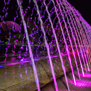 Fonte de fluxo laminar externa com luzes LED