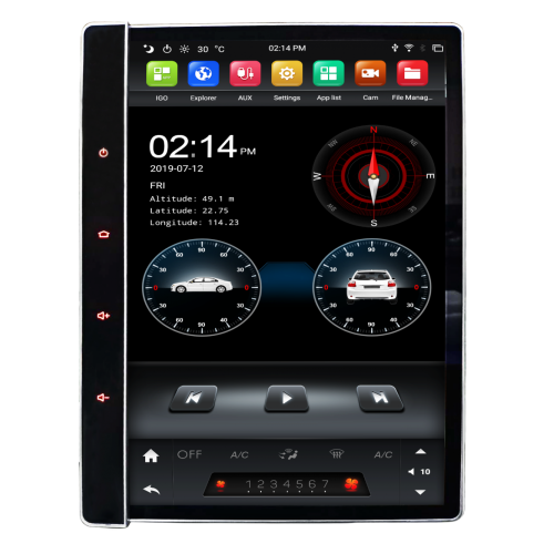 Brand new tesla rotation screen 12.2" car radio