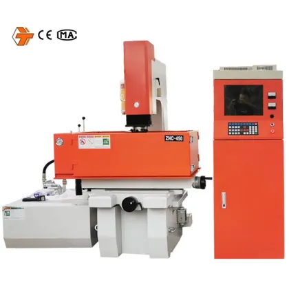 ZNC EDM 450 Manual: X-Y Axis Adjustment Guide for Spark Erosion Machines