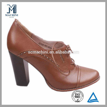 Spring office lady genuine leather dress women shoes