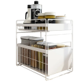 Kitchen Metal Expandable Microwave Shelf Storage Holders & Racks Microwave Oven Rack