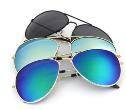 2024 Women Men Mirror Driving Sports Metal Pilot Sunglasses Polarized Sun Glasses