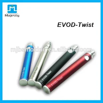 Top quality and factory price evod electronic cigarette evod twist battery cheap electronic cigarette