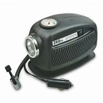 Tire Inflator with 12V DC Voltage, Suitable for Cars/Motorcycles/Bicycles/Balls and More
