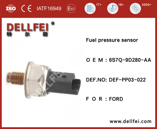 Fuel Rail High Pressure Sensor 6S7Q-9D280-AA for Ford