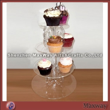 Acrylic Cupcake Stand Holder,Lucite Cake Stand