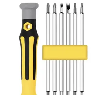 6-in-1 Cross Screwdriver Set for Mobile Repairing and Multi-function Use