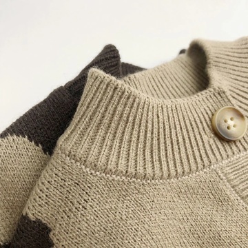 Anak-anak Sweater Boys Knitwear Single Breasted