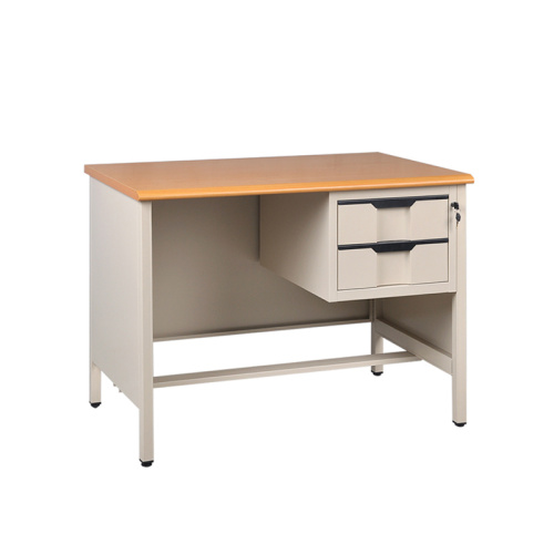 Metal Office Computer Desk With File Drawer