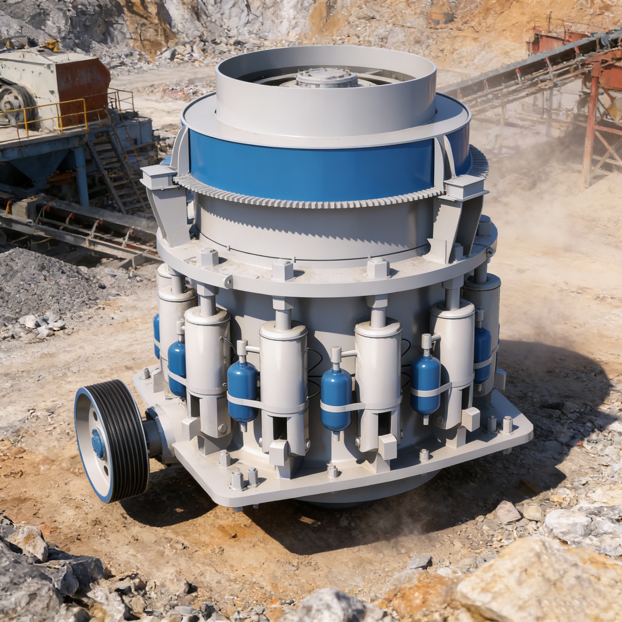 Multi Cylinder Cone Crusher