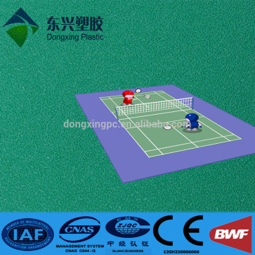 4.5mm sand surface BWF approved badminton court mat