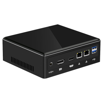 Mini PC de doble LAN con pantalla DP