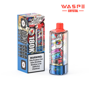 WASPE 8in1 Crystal 180K borong vape pakai buang