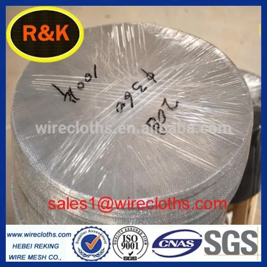 Black wire mesh stainless steel filter netting wire mesh disc
