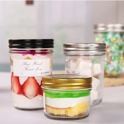 Wide Mouth Glass Mason Jars: 4oz to 25oz with Lids