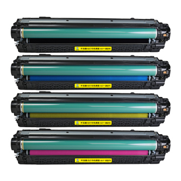 Refill Chips for HP Color LaserJet Enterprise M750n, M750dn, CP5525dn, and CP5525n Toner Cartridges: 650A, CE270A, CE271A, CE272A, CE273A