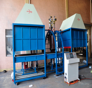 Cost effective continuous foaming machine