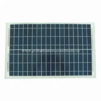 20Wp Polycrystalline Solar Panel with 17.2V Maximum Voltage, Sized 556 x 350 x 25mm