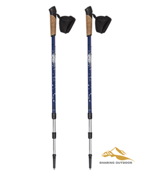 Outdoor lock portable trekking pole