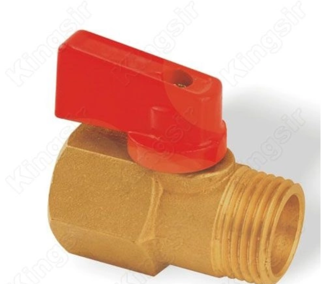 Super Brass Mini Gas Ball Valves Niken mạ