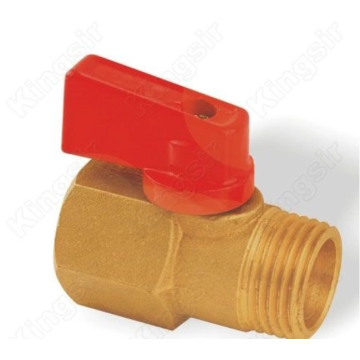 Super Brass Mini Gas Ball Valves Niken mạ