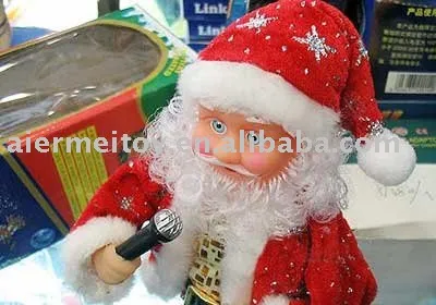 Promotional Custom Plastic Santa Claus