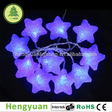 LED Blue Star Christmas Decoration Light