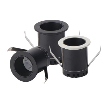 Sorotan LED Mini LED SPARID: 5 ° 10 ° 1W 3W Aluminium Reces Aluminium Hotel Downlight Rumah