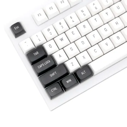 GKS WOB BOW PBT Doubleshot Keycaps for DIY Gaming Mechanical Keyboards