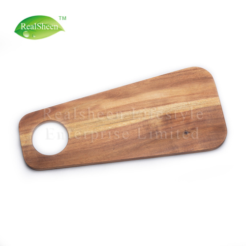 Tablero de filete de madera de acacia creativa con agujero para colgar