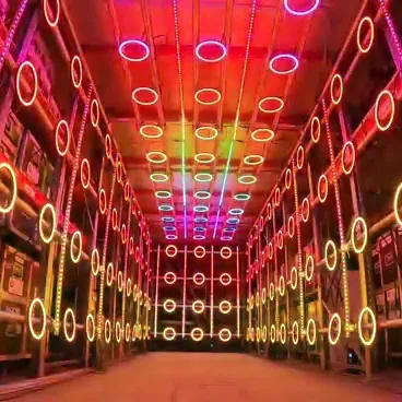 DMX Pixel LED Ring Light: New Stage Bar Decoration Led Circle Ring Light