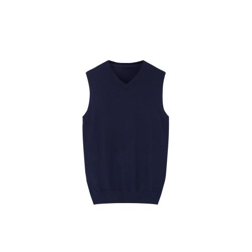 Gilet tricoté pour homme en laine mérinos facile d'entretien