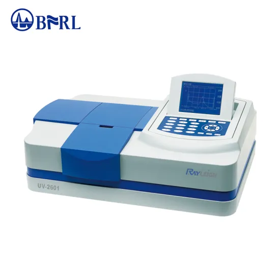 High Quality In-Stock RAYLEIGH UV-Vis Double Beam UV-2601 UV/VIS Spectrophotometer