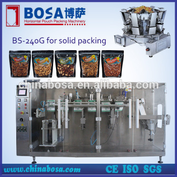 Nuts Almond Zip lock Bag Packaging Machine