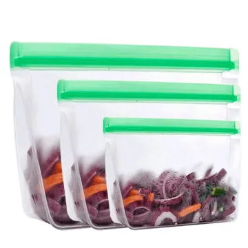 Custom Reusable Peva Storage Bags for Food Freshness