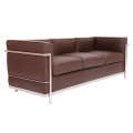 Le Corbusier LC2 sofa 3-osobowa skóra