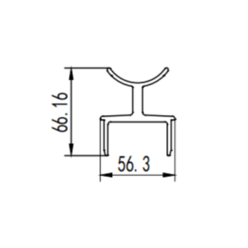 Aluminum pad bracket aluminum profile extrusion dies