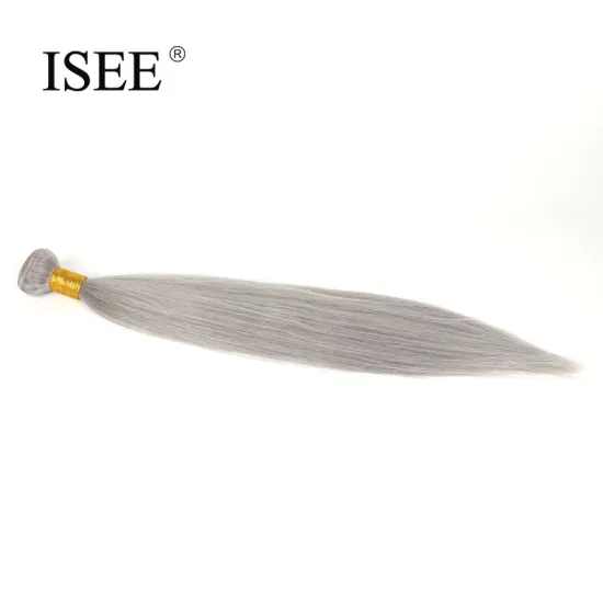 New Style Wholesale Cheap 100% Remy Grey Human Hair Weaving